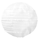 Abajur din hârtie (paper lantern), alb, 40x40