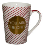 Cană ceramică alb cu roșu “You are the only”