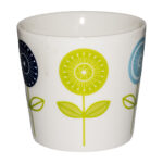 Cană din ceramică cu flori colorate – Model 1