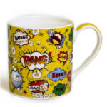 Cană galbenă colorată din ceramică “Bang!”