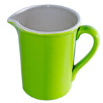 Cană verde mare din ceramică