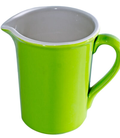 Cană verde mare din ceramică