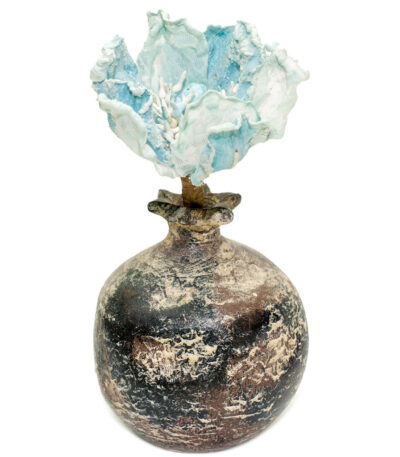 Decorațiune iarnă Crăciun baby magnolie înghețată