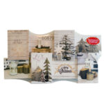 Mini-Tablouri canvas leduri Crăciun 39×73 cm