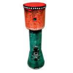 Mini Vuvuzelă din bambus pictată manual