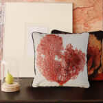 Set 2 Fețe Pernă Decorative din Catifea Sea Path 45 x 45 cm