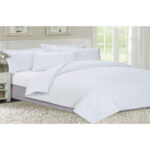 Lenjerie Policoton Alb, Bumbac satinat, 52% BBC si 48% PES