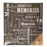 Album foto Memories, negru-alb, 22.5x28 cm