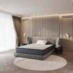 Saltea  DormeVu, Latexmem Silvercare Pocket, 200x100x29cm, spuma poliuretanica high resilience, spuma memory latex, arcuri pocket impachetate individual, husa vara bumbac, husa iarna lana, fermitate medie