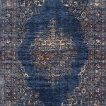 Covor Eko rezistent, ALT 01 - Navy, 100% poliester,  130 x 190 cm