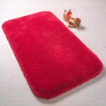 Covoras de baie Miami, Confetti, 100x160 cm, rosu