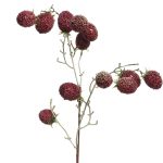 Decoratiune Blackberries, Decoris, 5x15x80 cm, spuma, rosu