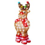 Decoratiune luminoasa Reindeer, Lumineo, 22.5x29x63.5 cm, acril, multicolor