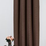 Draperie Mendola Interior, Gent, 140x245 cm, poliester, maro