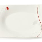 Farfurie Passion, Maxwell & Williams, 25 x 35 cm, portelan, alb/rosu