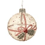 Glob Gift, Decoris, Ø8 cm, sticla, multicolor