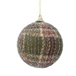 Glob Glitter lines, Decoris, Ø8 cm, spuma, multicolor