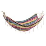 Hamac Red&Yellow, Heinner, 200x160 cm, policoton, rosu/galen