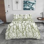 Lenjerie de pat dubla King Size, Bamboo, TC200, 4 piese, 200x220 cm, bumbac satinat, multicolor