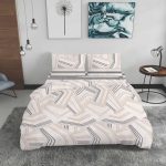 Lenjerie de pat dubla, King Size, Thread, TC200, 4 piese, 200x220 cm, bumbac satinat, multicolor