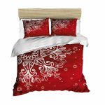 Lenjerie de pat dubla Xmas-427, Pearl Home, 3 piese, amestec bumbac, multicolor