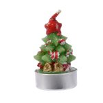 Set 6 lumanari Tree, Decoris, 9.3x6.6 cm, ceara, multicolor