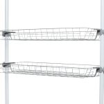 Set 2 cosuri, Wenko, Herkules, 38 x 8 x 94 cm, inox/plastic/polipropilena