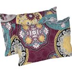 Set 2 perne Mandala, microfibra matlasata Alcam, 50x70 cm