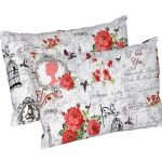 Set 2 perne Romance, microfibra matlasata, 50x70 cm