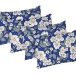 Set 4 perne Daisy, microfibra matlasata Alcam, 50x70 cm