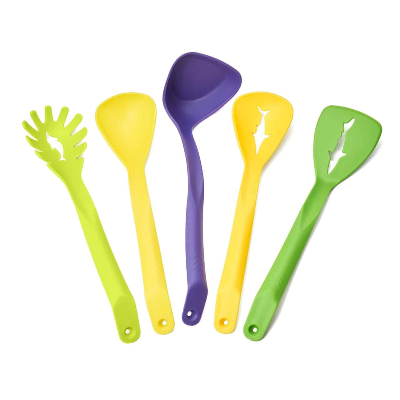 l-set-5-ustensile-de-bucatarie-vanora-nailon-multicolor Set 5 ustensile de bucatarie, Vanora, nailon, multicolor - imagine 1