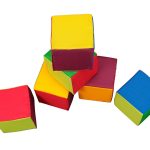 Set 6 cuburi educative, Multicolor