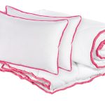 Set Alcam 2 buc perne microfibra 50x70 cm si pilota matlasata 200x220 cm