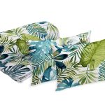 Set Alcam 2 perne microfibra 50x70 cm si pilota matlasata 220x200 cm,  Jungle