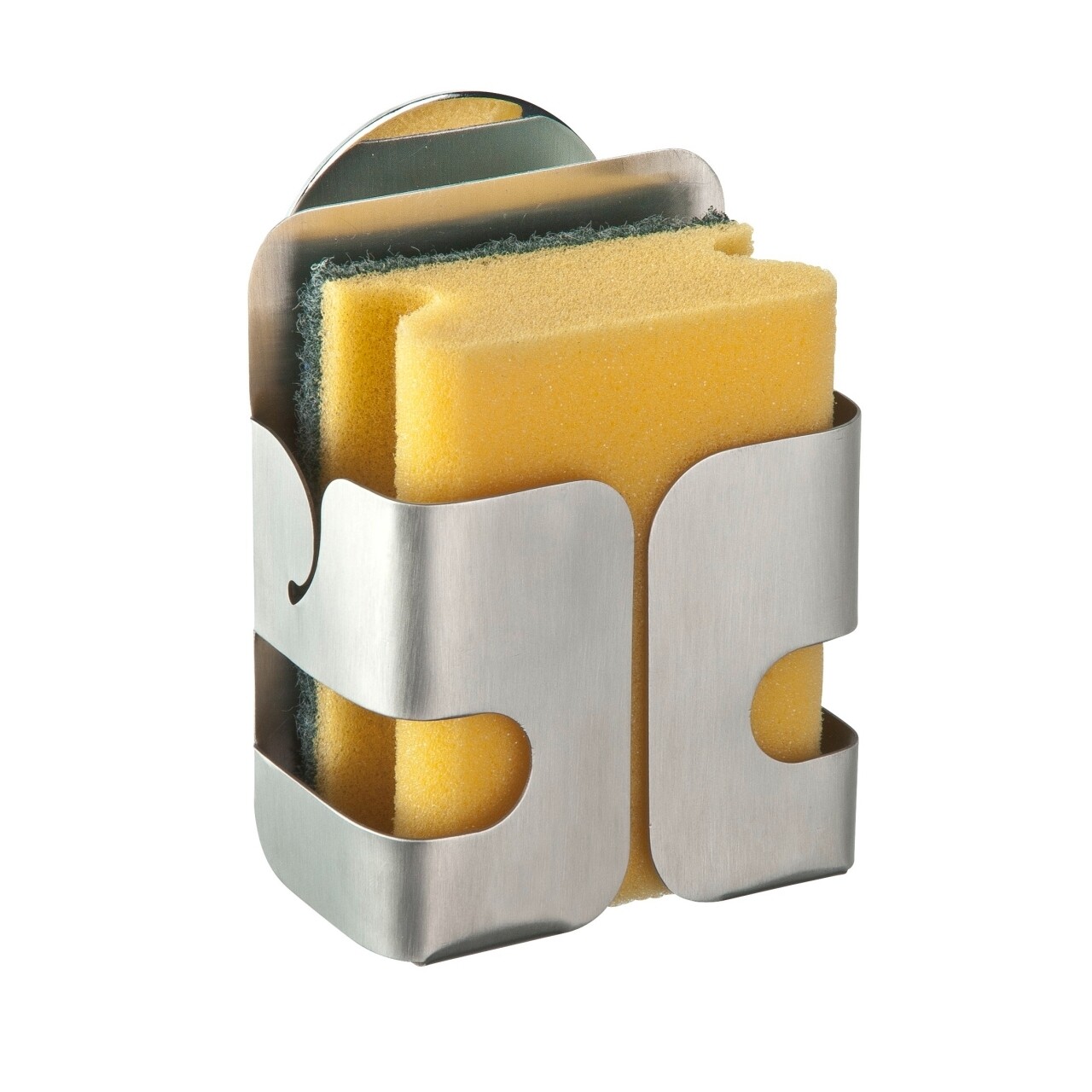 l-suport-pentru-burete-wenko-turbo-loc-fixare-fara-gaurire-sau-insurubare Suport pentru burete de vase, Wenko, cu sistem de prindere Turbo-Loc®, fara gaurire si insurubare, inox - imagine 1