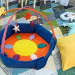 Tarc de joaca, 95x82x20 cm, Interactiv, Multicolor