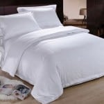 Lenjerie de pat DormeVu Satin Alb, Bumbac 100%