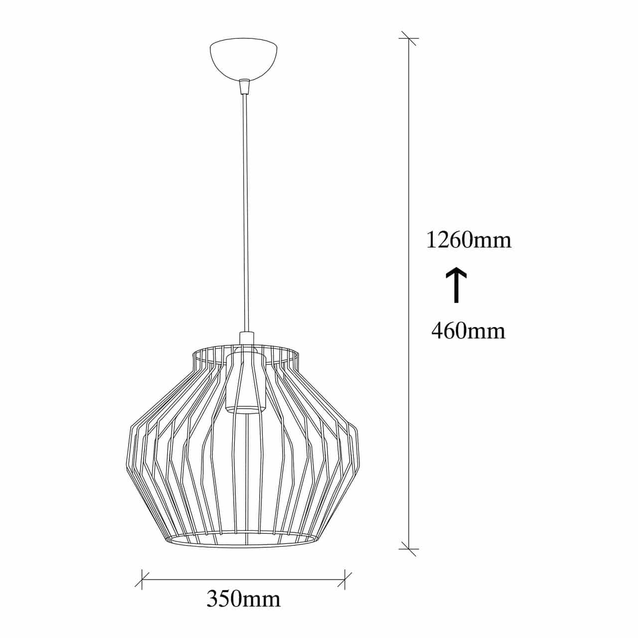 Lustra, Tatum, 584TTM1417, Metal, Negru - 4 | YEO