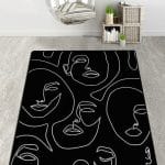 Covor, Composition Djt, 80x120 cm, 50% catifea/50% poliester, Multicolor