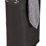 Cos pentru rufe, Wenko, Corno Black, 43 L, poliester/polipropilena, negru