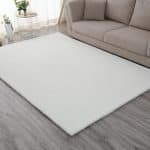Covor Shaggy soft, Heinner, 160x230 cm, poliester/bumbac, alb