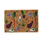 Covoras de intrare All over greens, Decoris, 40 x 60 cm, fibra de cocos/PVC
