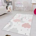 Covor de hol, HMNT184, 80x150 cm, Poliester, Multicolor