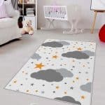 Covor de hol, HMNT461, 100x150 cm, Poliester, Multicolor