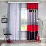 Perdea, Nitro Curtain (140x260 Cm), Çilek, Poliester