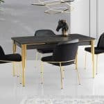 Masa, Nmobb , Damla, PAL, Negru/Auriu