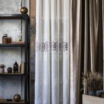 Perdea Mendola Interior, Maira, 140x245 cm, poliester, crem