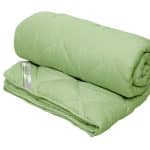 Pilota DormeVu Bamboo Sense, 4 anotimpuri, 200x220 cm, 250 g + 150 g, fibra de bambus, verde