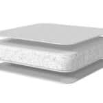 Saltea copii pliabila, reversibila, pentru calatorie din spuma elastica aerata, husa impermeabila detasabila, 64x93x6 cm