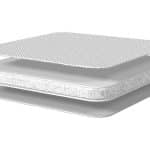 Saltea pentru patut, spuma elastica, husa detasabila free air Ventiflow, 83x50x3 cm